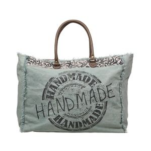 HANDMADE PRINT WEEKENDER BAG